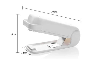 1pc Mini Handheld Snack Sealer,Compact ABS Plastic Bag Sealer for Freshness, Easy-to-Use Kitchen Gadge,Portable Sealer Packaging