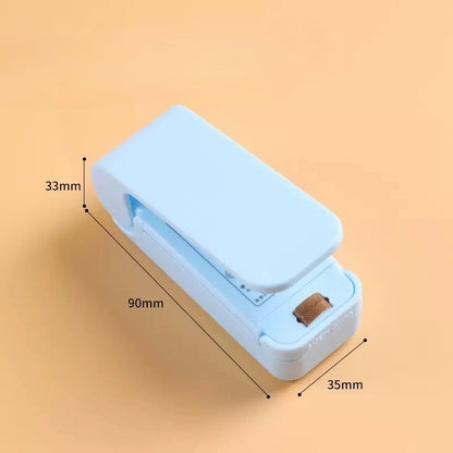 1pc Mini Handheld Snack Sealer,Compact ABS Plastic Bag Sealer for Freshness, Easy-to-Use Kitchen Gadge,Portable Sealer Packaging